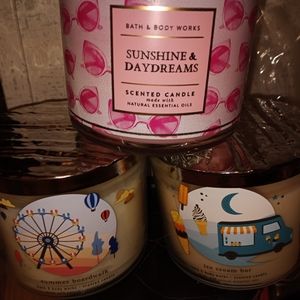 3- 3 Wick Candles